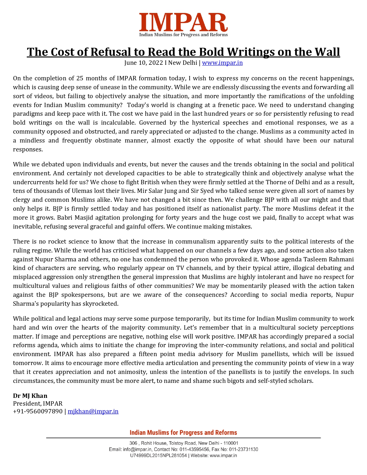 Press Release